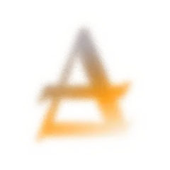 Alchemical symbol for Air as a grainy triangle